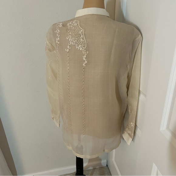 Barong Tagalog NWT Pina Cocoon - Picture 5 of 9